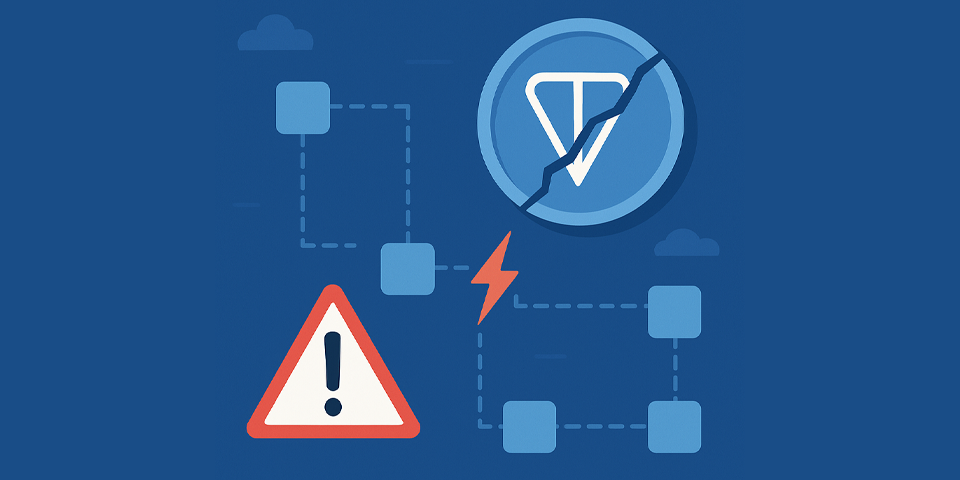 قطعی کوتاه در شبکه بلاک‌چین TON و بازیابی سریع عملکرد
