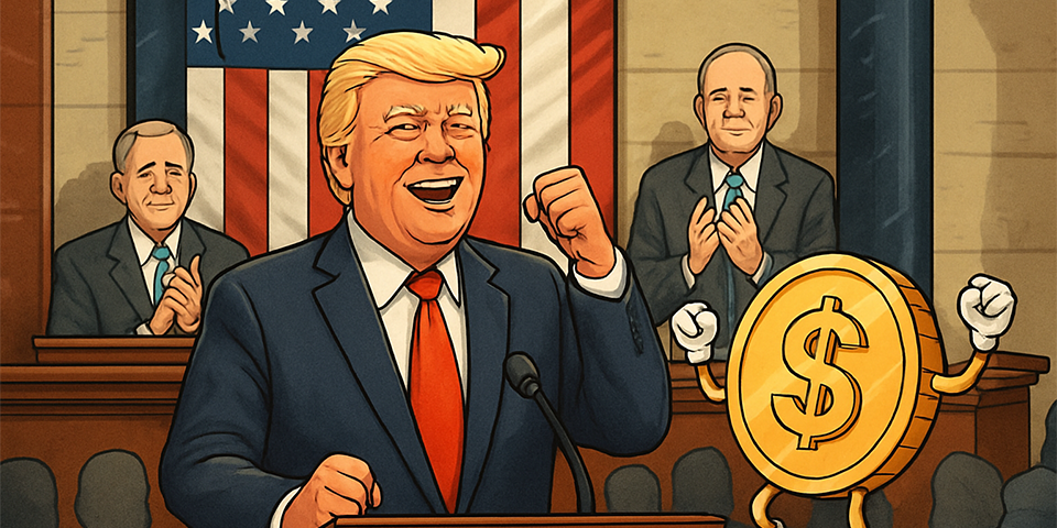 حمایت ترامپ از قانون GENIUS، امید تازه برای استیبل‌کوین‌ها