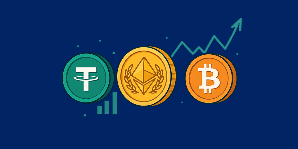 مقایسه بازدهی تتر، طلا و بیت‌کوین: کدام یک برای سرمایه‌گذاری بهتر است؟