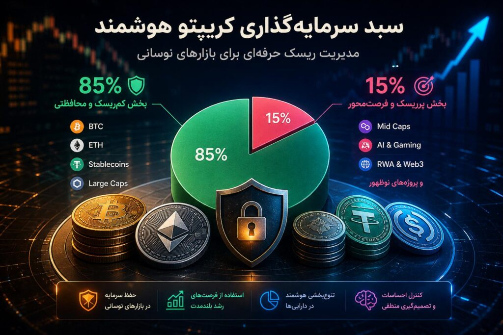 سبد سرمایه گذاری کریپتو