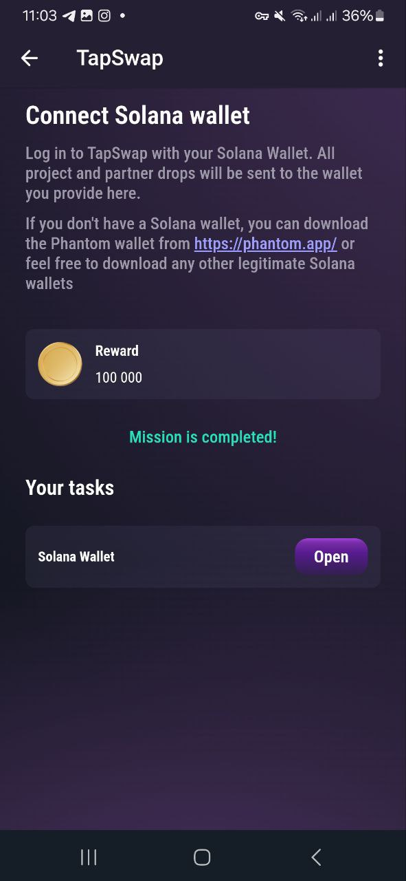 آموزش کامل اتصال کیف پول فانتوم به تپ سواپ