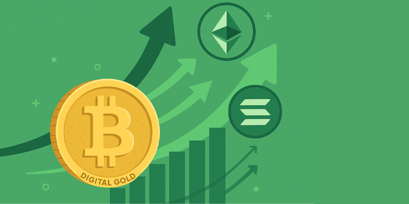 بیتکوین از ۱۰۰ هزار دلار عبور کرد و حالا پنجمین دارایی ارزشمند دنیاست