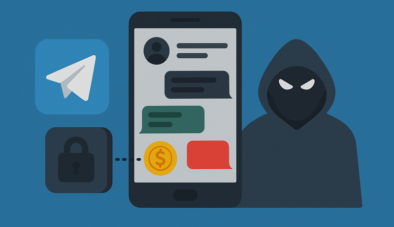 کلاهبرداری تلگرامی کریپتو